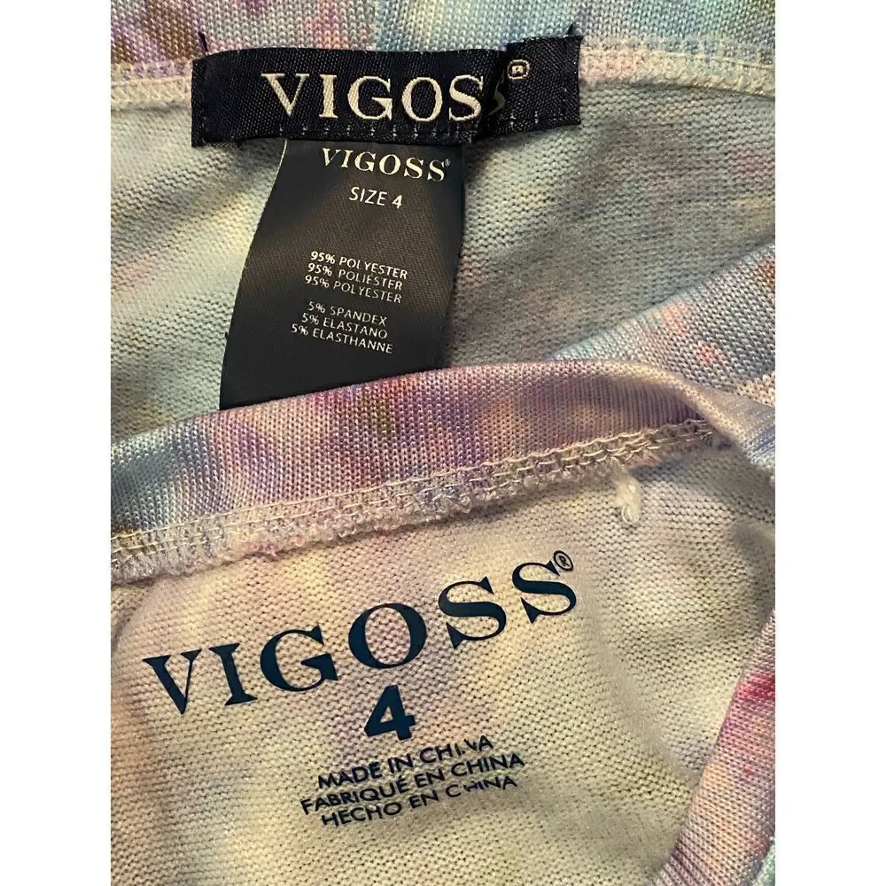VIGOSS Girls Size 4 LOVE 2-Piece Pajama Set